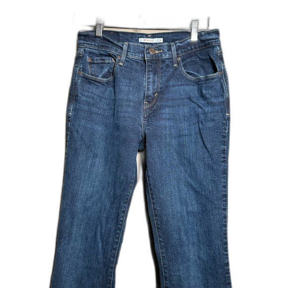Levi’s 515 Bootcut Women’s Jeans Size 8 Blue Denim Mid Rise Flare Leg USA - Picture 8 of 8